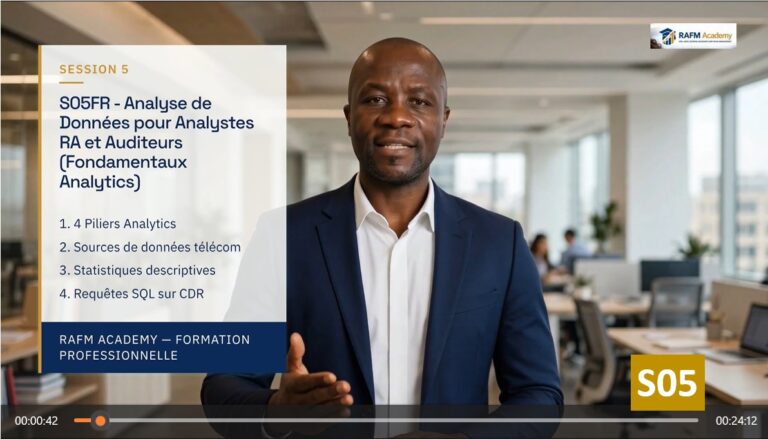S05FR – Analyse de Données pour Analystes RA et Auditeurs (Fondamentaux Analytics) 📊